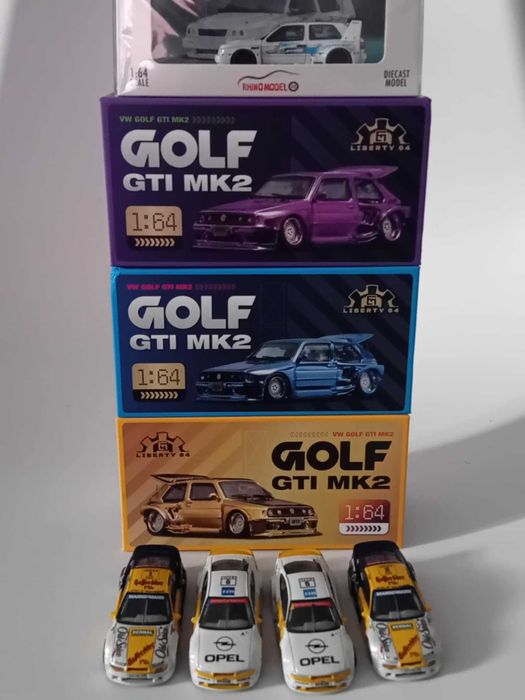 1:64 Opel Calibra, VW Golf 1, VW Golf 3, Fast and Furious, Liberty64