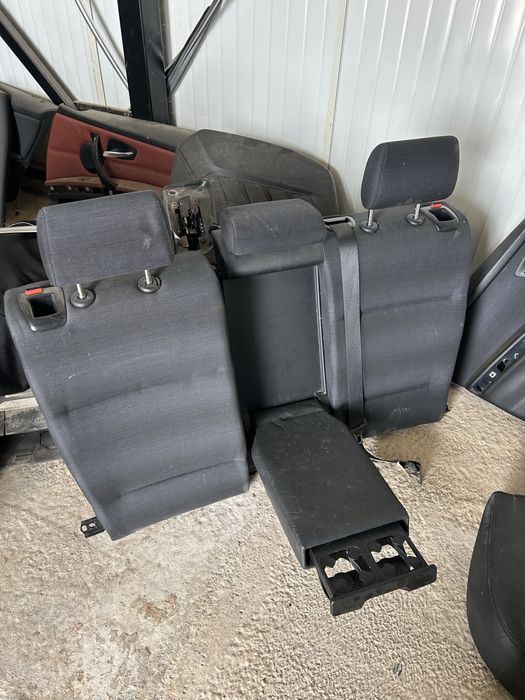 Полукожен салон БМВ Е91 с подгрев ляв волан salon bmw koja podgrev