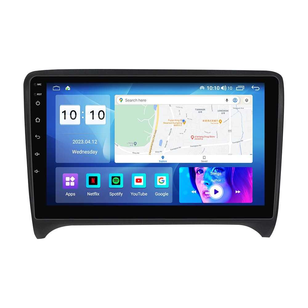 NAVIGATIE Android 13 Audi TT 2006-2015 1/8 Gb Waze CarPlay CAMERA