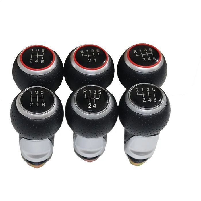 Nuca Schimbator Piele Perforata 5/6 Trepte Viteze Vw Audi Skoda Seat