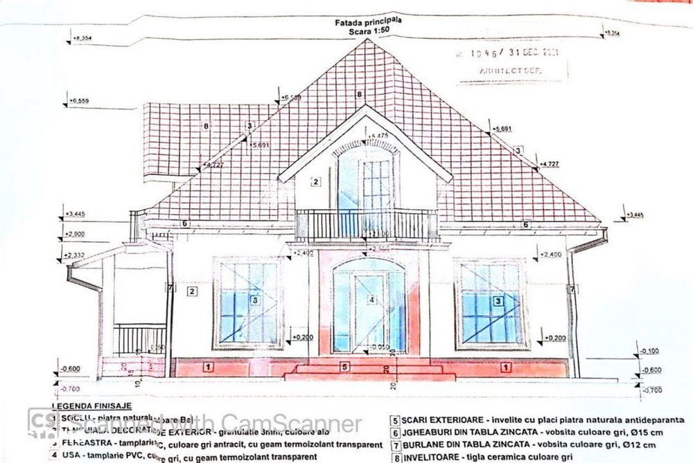 Teren si proiect casa, 7,5 ari, zona Aerodrom Unirea