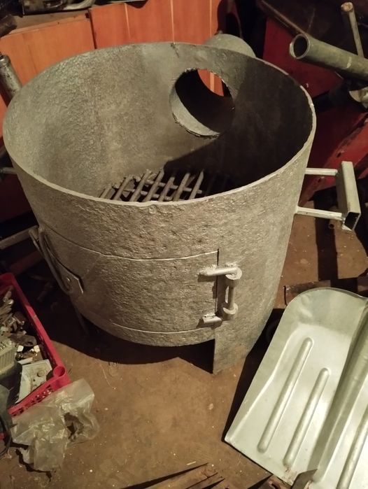 Стальная печка для