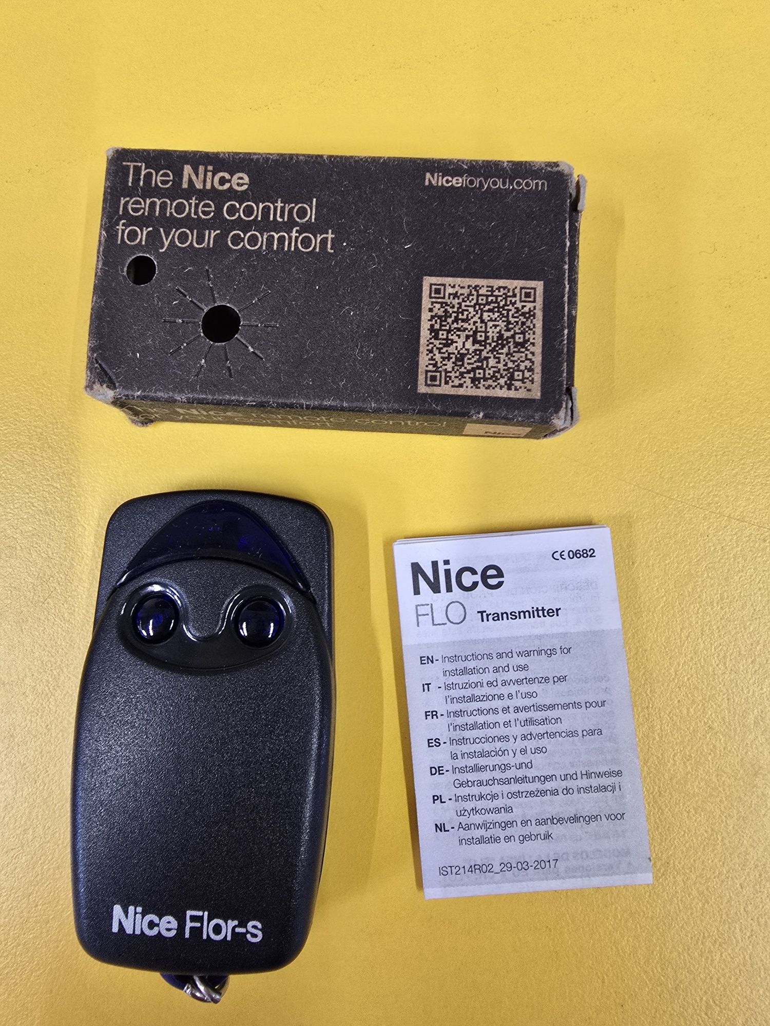 De vanzare telecomanda noua  nice-flor-s