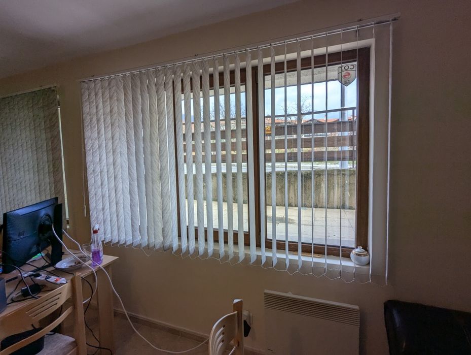 Вертикални щори 2бр 2.40метра д. на 1.40м ш.