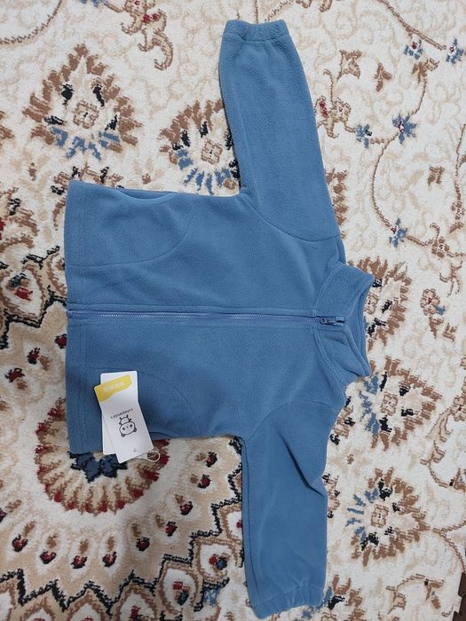 Флиска детская, поддёва под комбез, зипка, кофта