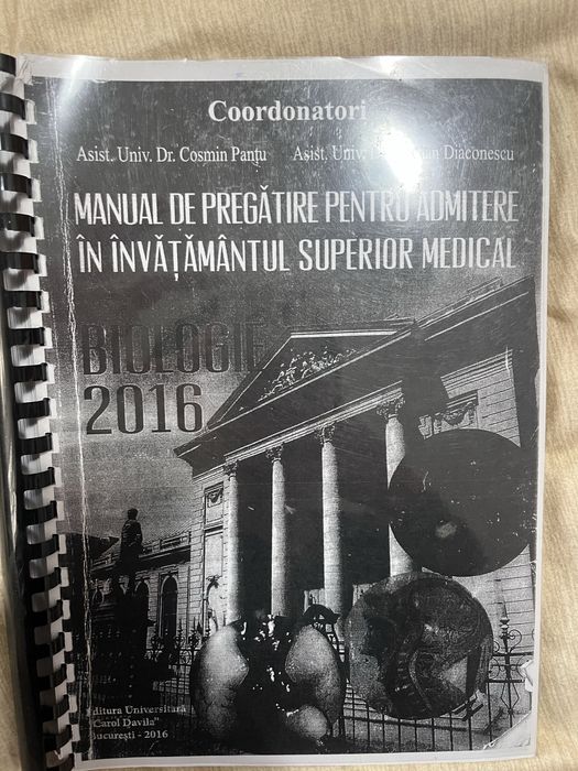 Materiale admitere medicina