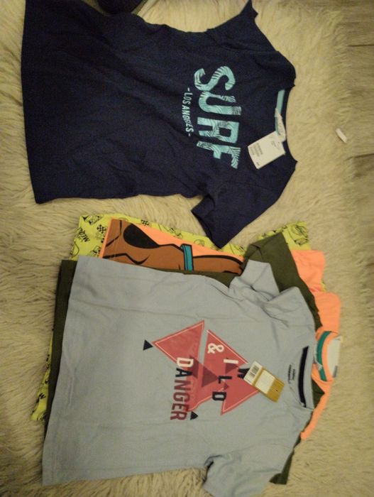 10 tricouri din germania noi cu eticheta 118-130 mărime