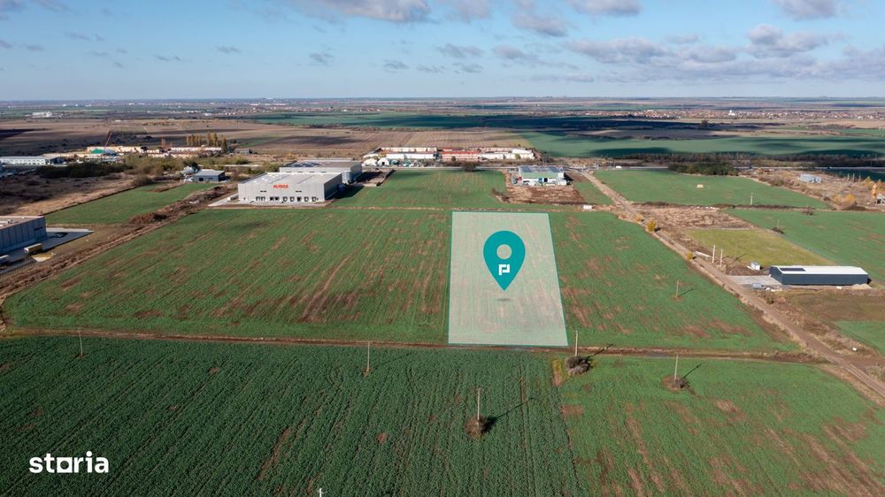 Teren Industrial în Giarmata, lângă Hella Corporate Center