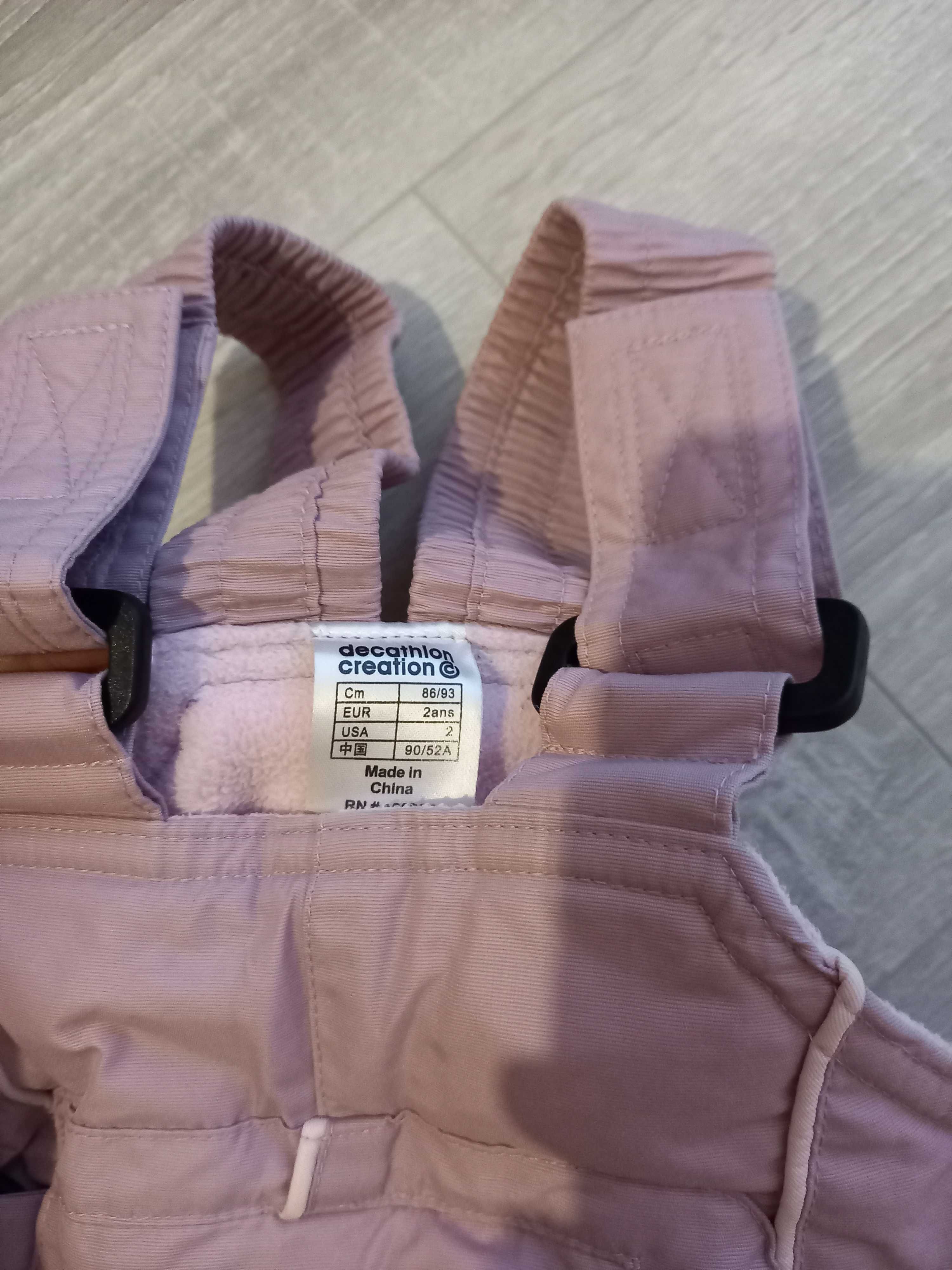 Salopeta pantaloni ski 86/92, 2 ani