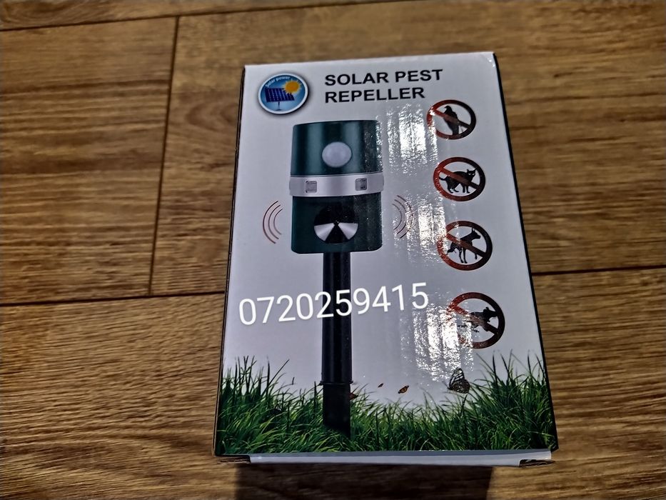 Dispozitiv Solar cu Ultrasunete Pisici / Păsări / Rozătoare / Șerpi