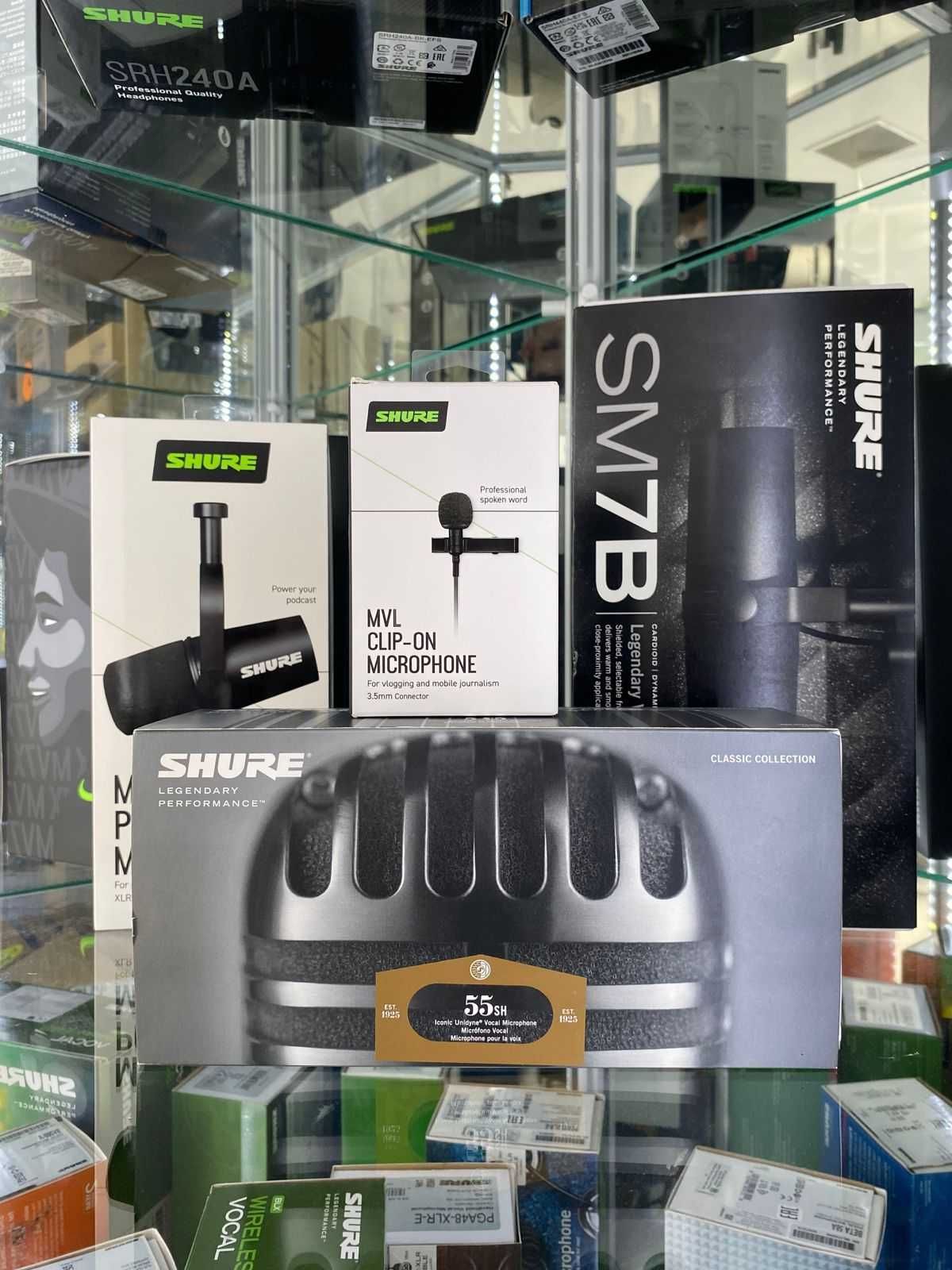 Микрофоны, Радиосистемы, петлички Shure, Sennheiser