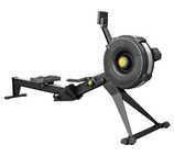 Aparat de vaslit, Air Rower si Magnetic, Pliabil, Ecran LCD, Negru