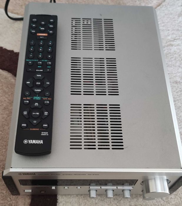 Amplif YAMAHA RX-E100 Pianocraft, Bluetooth, cu Boxe Yamaha NX E-400