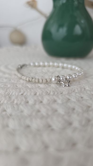 Bratara perle&argint