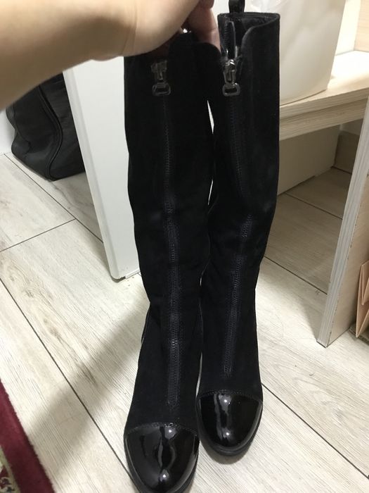 Осенние сапоги из полностью натуральных материалов