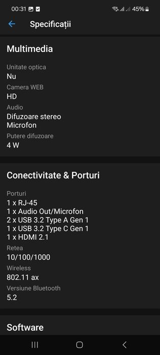 LAPTOP GAMING MSI Cyborg 15 A12UDX i5-12450H RTX 3050 6GB 16GB DDR 5