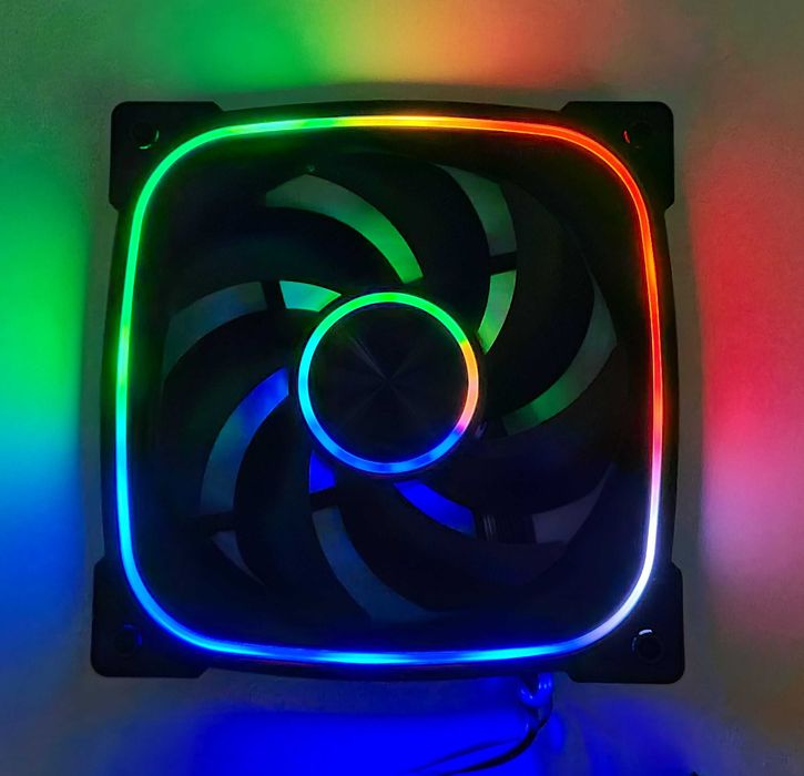ARGB FAN PWM/Вентилатор 120x120x25/Normal/Reverse BK-no brand