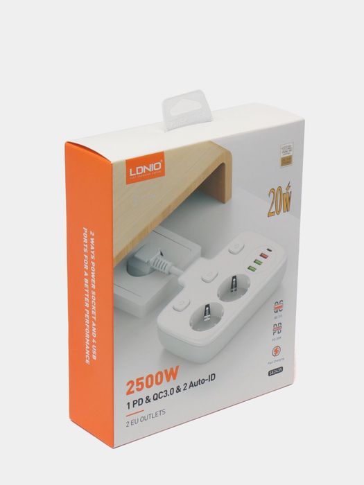 Тройник удлинитель LDNIO SE2435