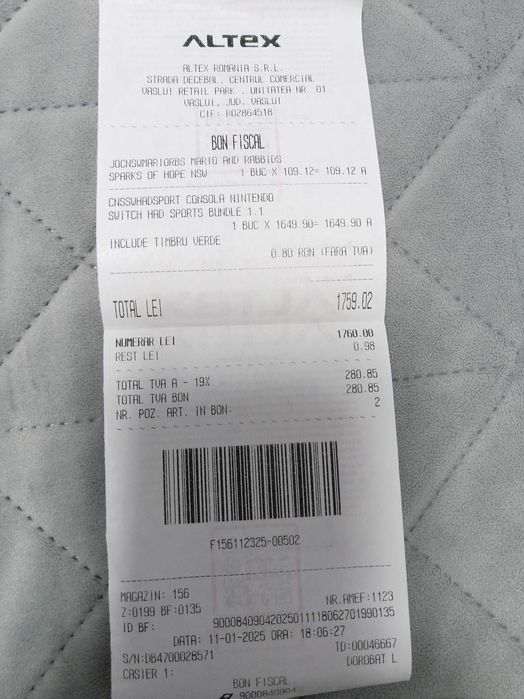 Vând joc Nintendo Switch Sports