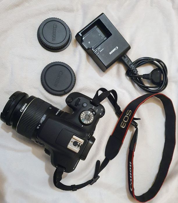 Aparat foto DSLR Canon EOS 2000D,24.1 MP, Negru + Obiectiv EF-S 18-55m