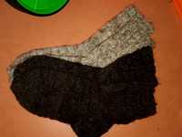 Вязанные носки из шерсти барана