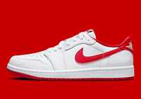 Nike Air Jordan 1 Low OG "White/Red" / НОВИ / 46