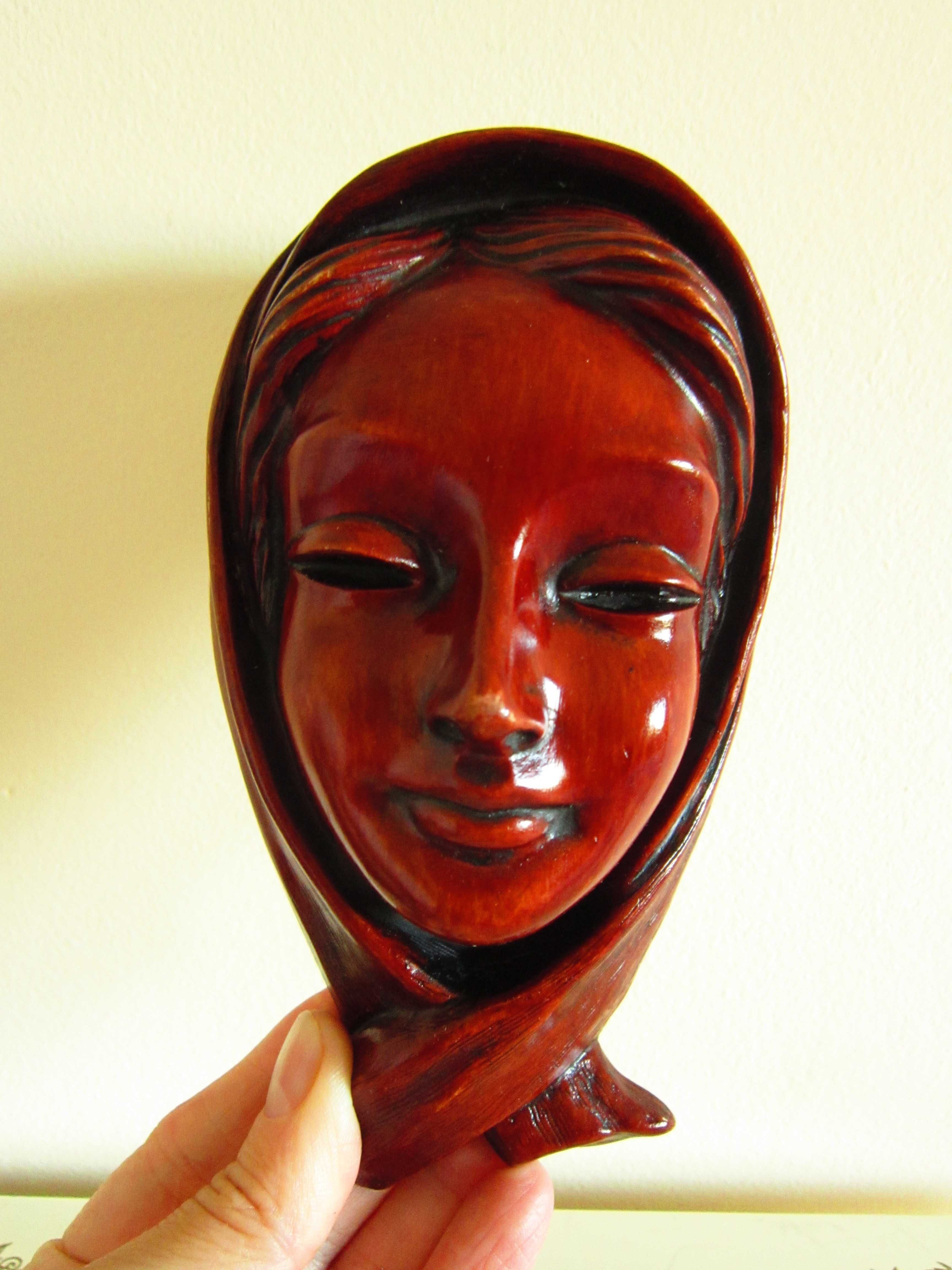 cadou rar arta ceramica Achatit original Maria Madonna Germania'60