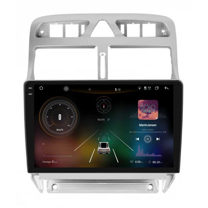 Navigatie Dedicata Android Peugeot 307 (2000-2013), Bluetooth, Carplay