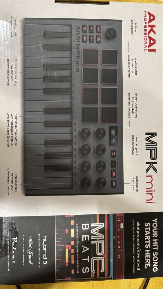Midi-клавиатура Akai MPK mini