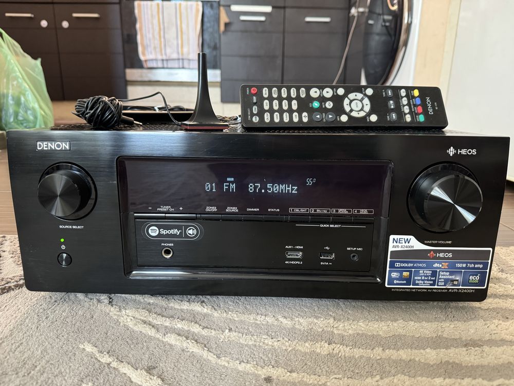 Denon AVR-X2400H комплект Качествен ресовър