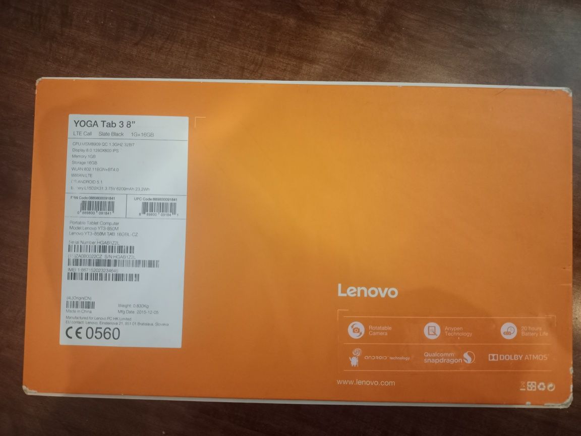 Lenovo planshet 16G