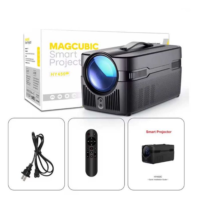 Proiector Magcubic HY450C, 900 ANSI, 1080P Nativ Suport 4K Android 11