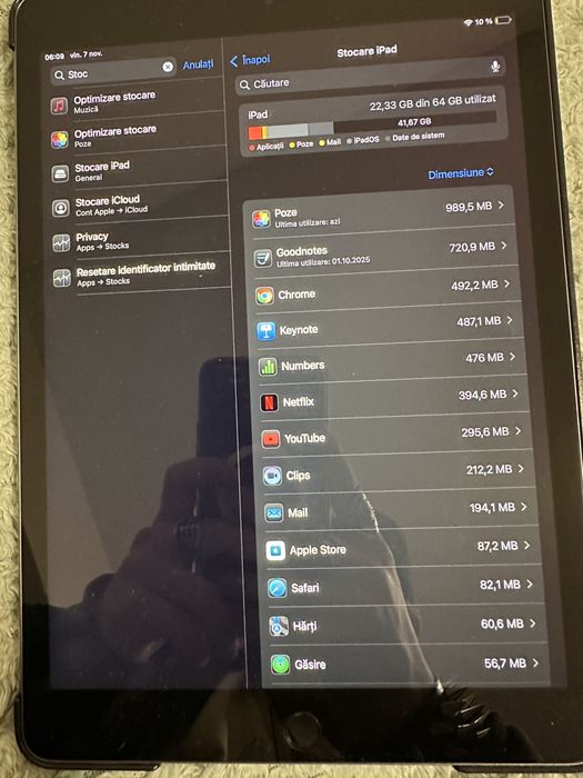 Vand tableta iPad gen 9, 64gb WI-FI +pen, Contact doar telefonic