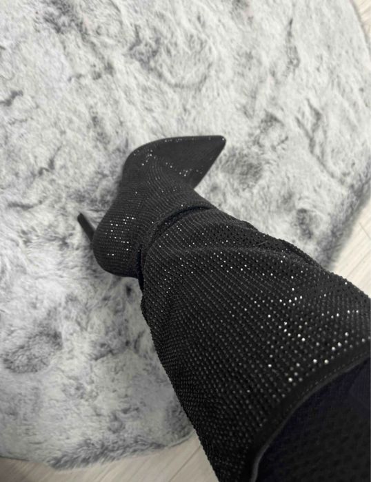 Cizme de damă sclipicioase