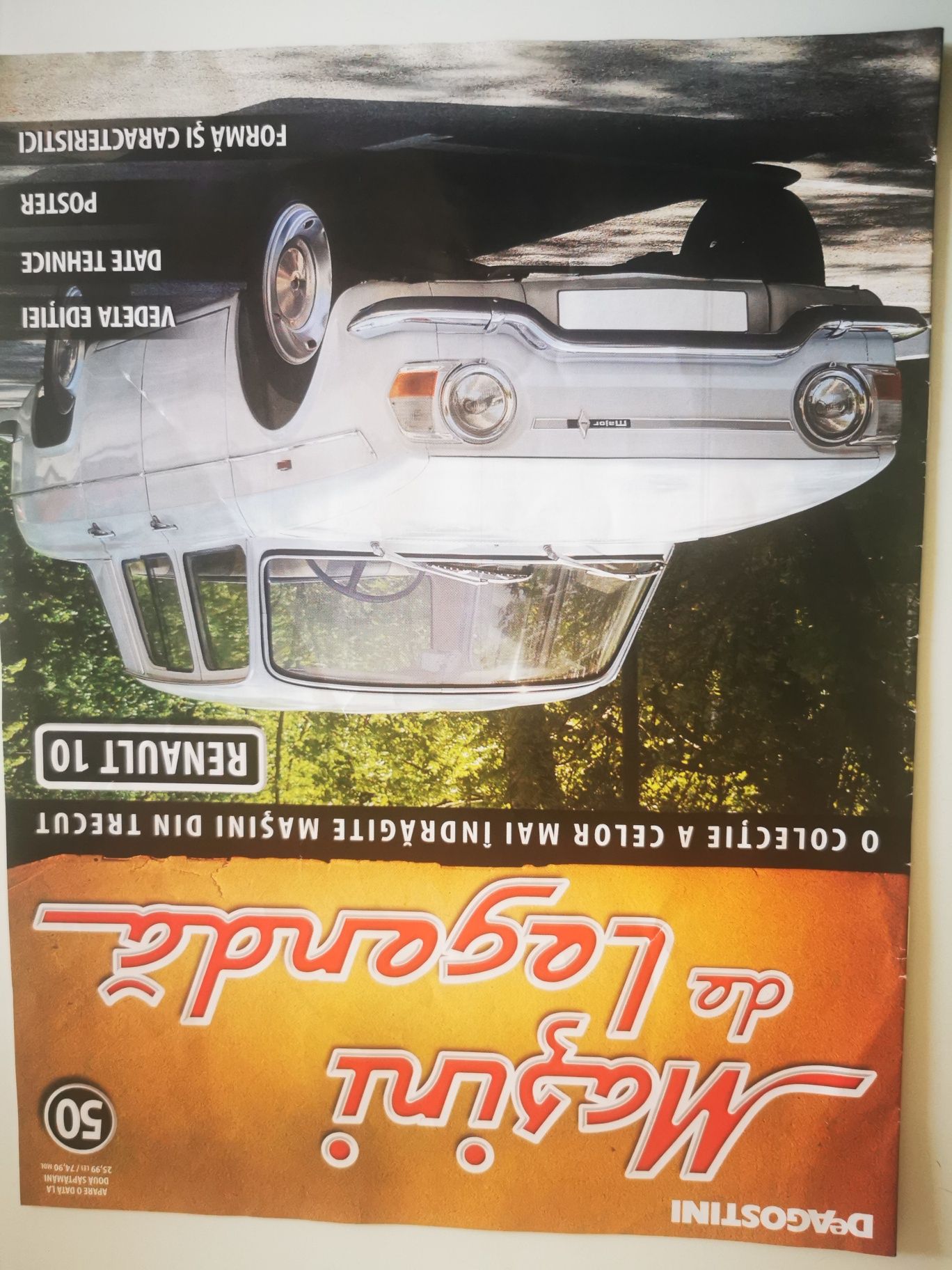 Revista Masini de legenda Renault 10 Volkswagen Kafer Volvo BMC Mini