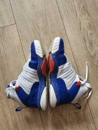 Детски обувки за баскетбол ss500h, бяло/синьо/червено