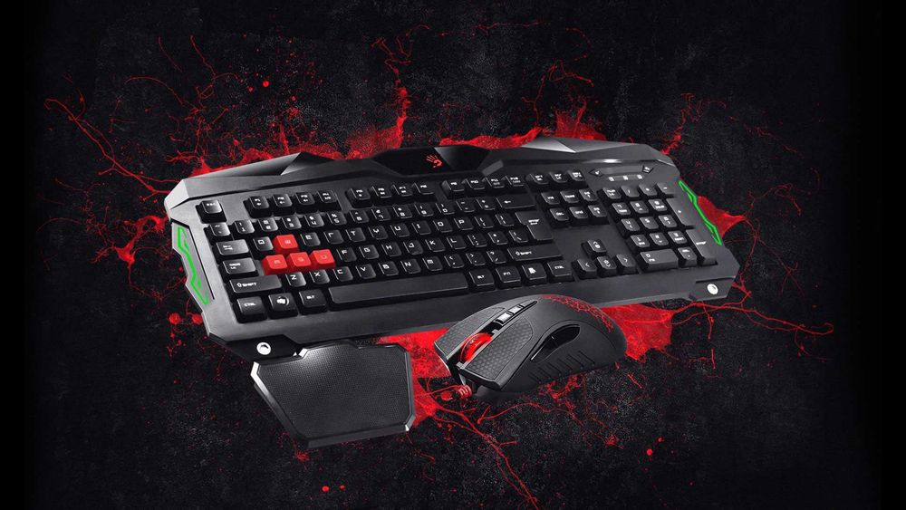 Новые A4Tech Bloody B2100(Клавиатура+ Мышь Bloody) 2025