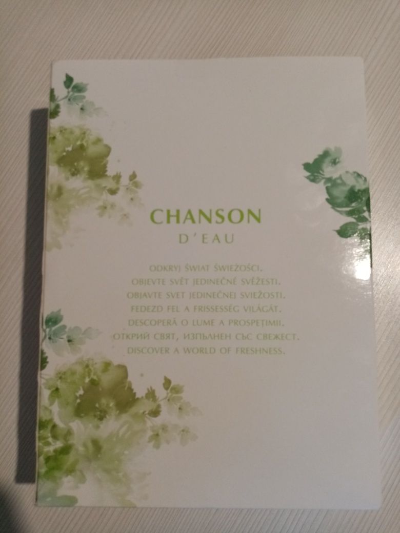 Chanson d'eau -casetă cadou. Original-Made in France