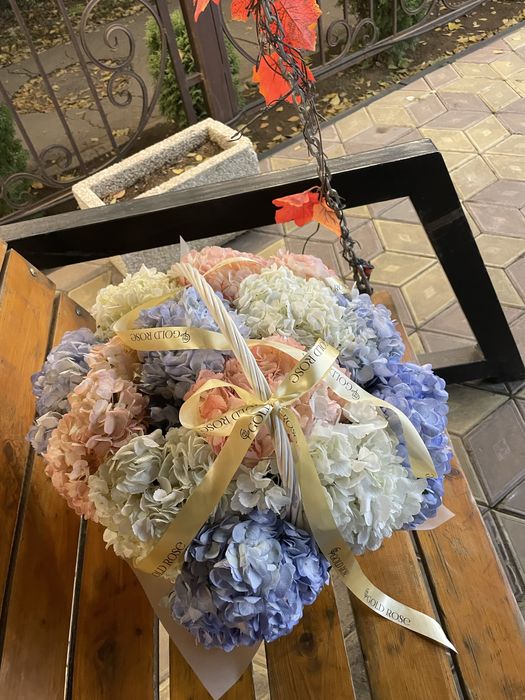 Цветы свежий гортензия