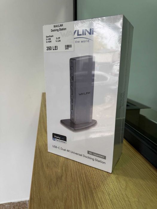 ZAP AMANET MARGEANULUI - Wavlink Docking Station - Sigilat #2048