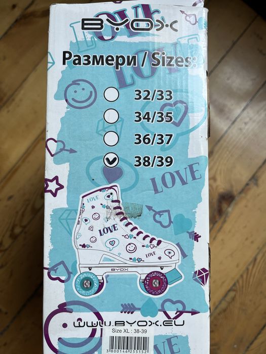 Кънки.  38 -  39