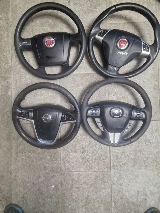 Volan piele cu comenzi si airbag Fiat Punto,Ducato, Opel Insignia A,Ma
