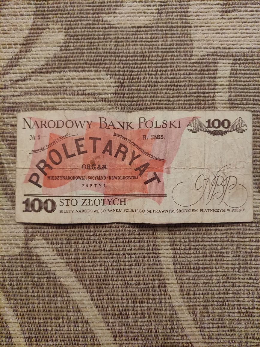 Bancnota 100 ZLOTI - POLONIA anul 1986