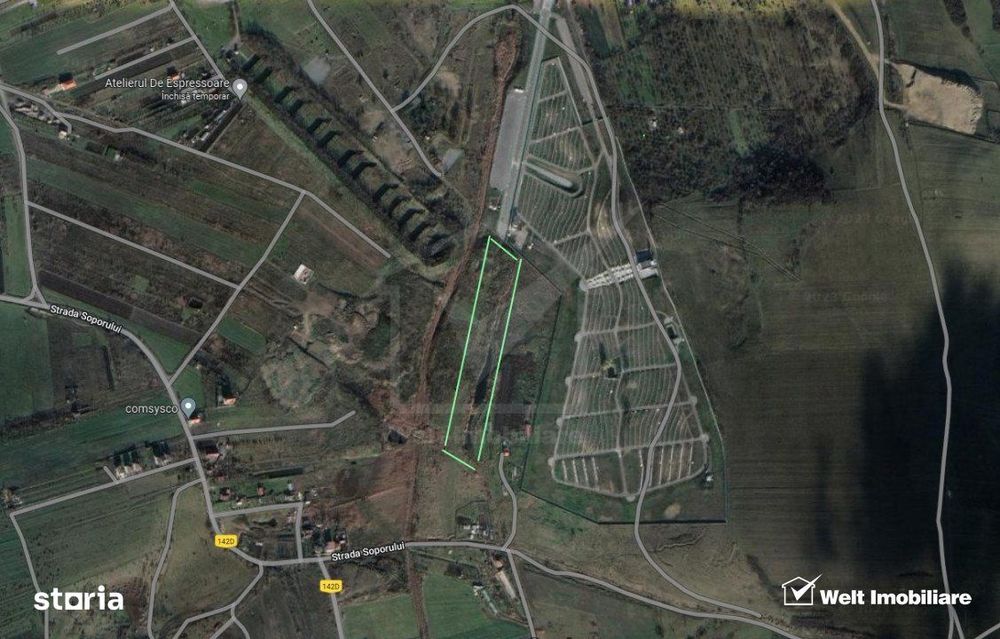 Teren 1.1 ha, intravilan, Soporului-Mos Ioan Roata, UTR UG_c