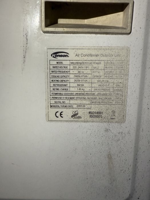 Aparat de aer conditionat 24,000 BTU