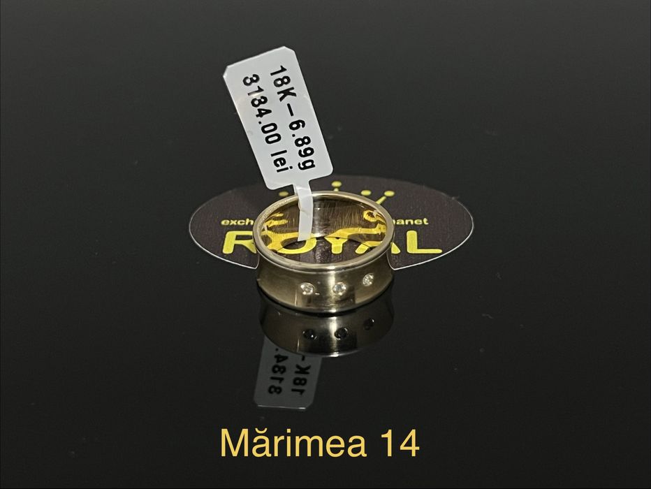 Bijuteria Royal CB : Inel stil Verigheta aur 14k 6,89gr