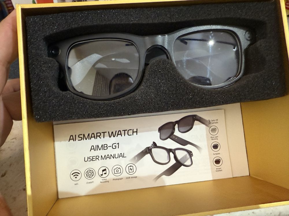 Smart glasses  очки с камерой  состояние идеальное