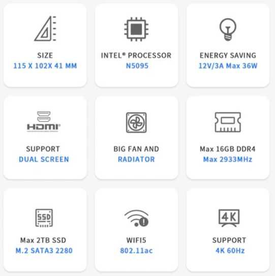 Медиасървър Beelink Mini S 8GB RAM + HDD 2TB – идеален за Plex