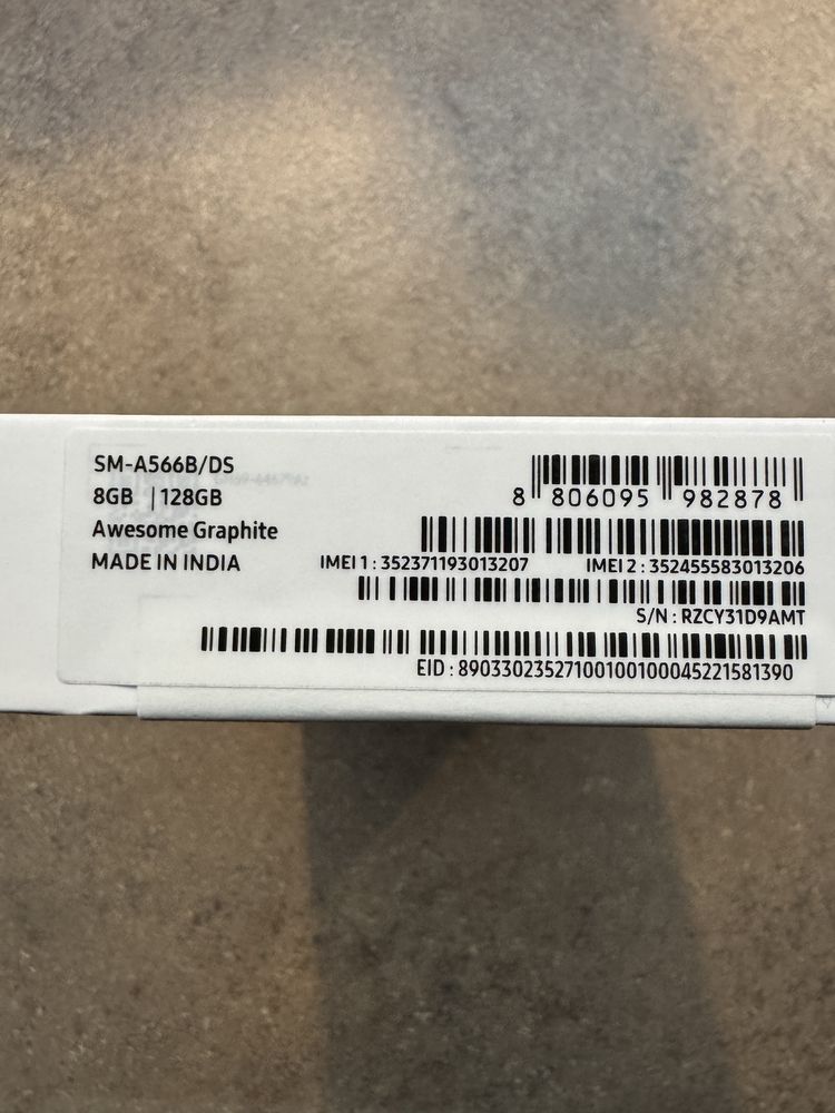 Samsung a56 5g 128gb graphite | гаранция 2г. | неразпечатан