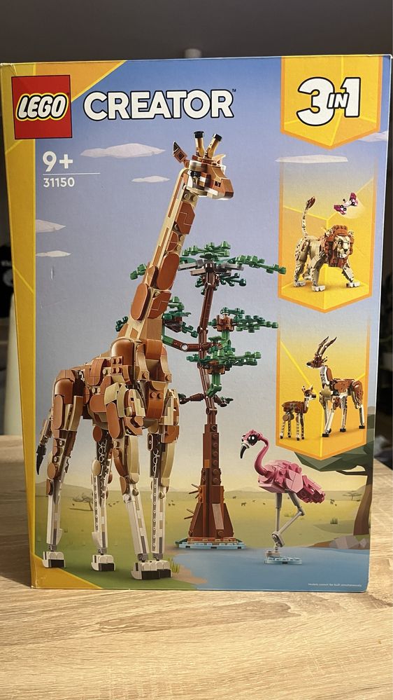 LEGO CREATOR 3в1 Диви животни от сафари 31150